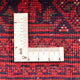 Afghan Teppich - 285 x 198 cm - rot