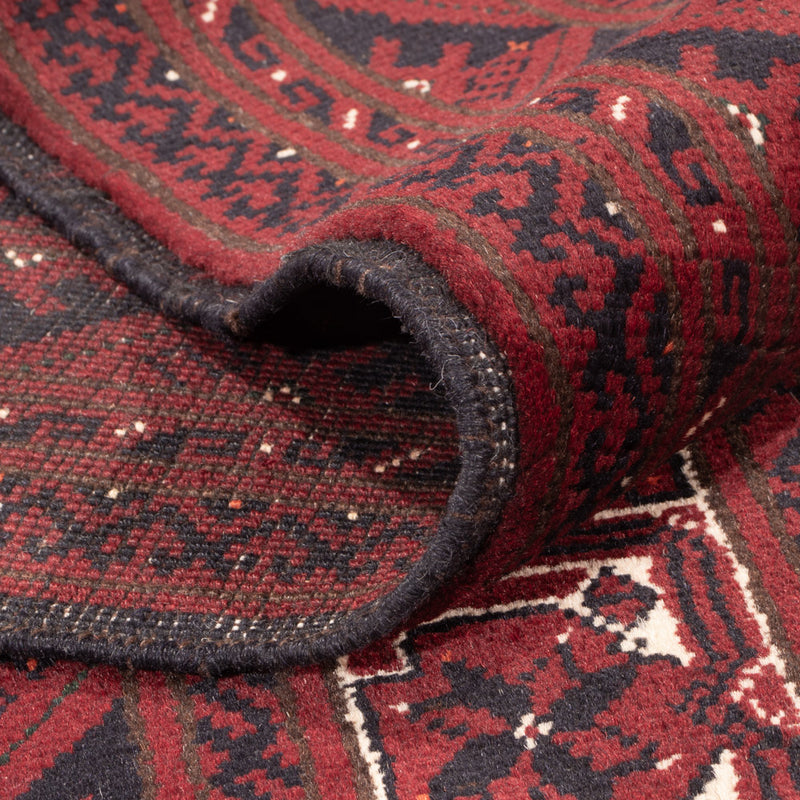 Afghan Teppich - Buchara - 290 x 201 cm - dunkelrot