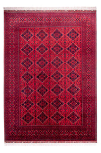 Afghan Teppich - 346 x 246 cm - rot