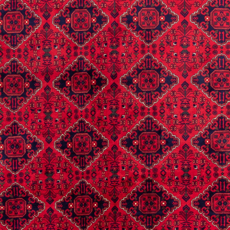 Afghan Teppich - 346 x 246 cm - rot