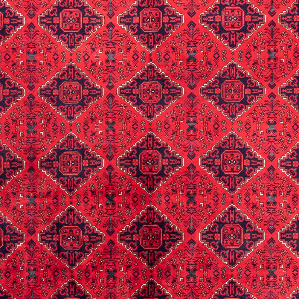 Afghan Teppich - 414 x 292 cm - rot