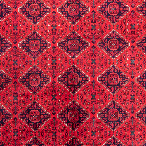 Afghan Teppich - 414 x 292 cm - rot