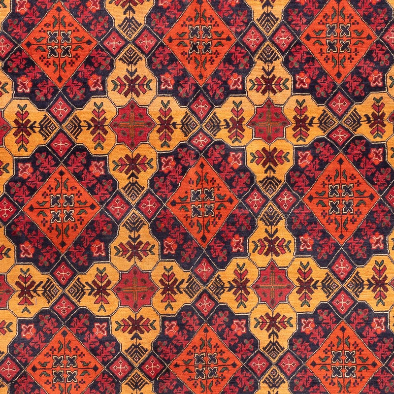 Afghan Teppich - 296 x 197 cm - dunkelbeige