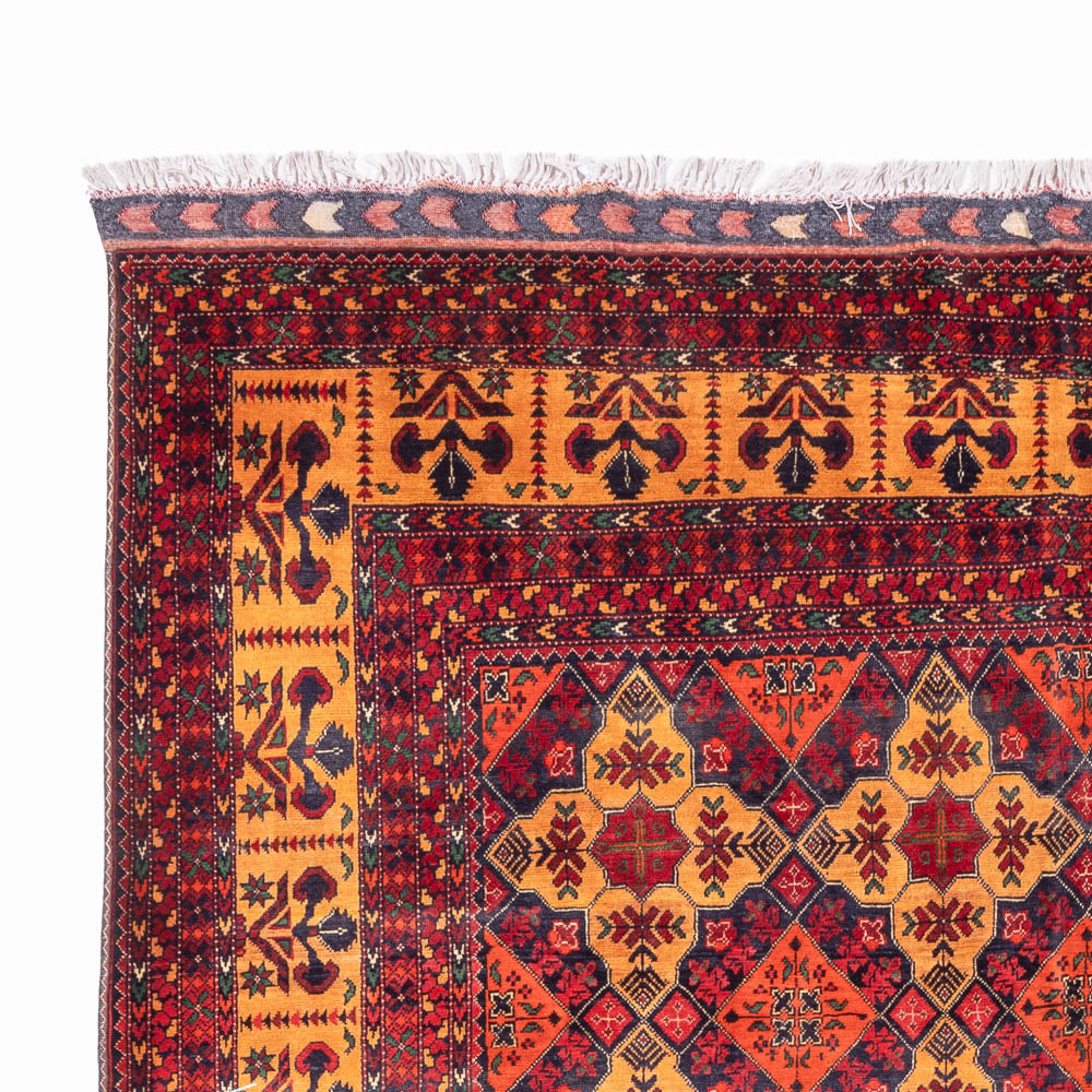 Afghan Teppich - 296 x 197 cm - dunkelbeige