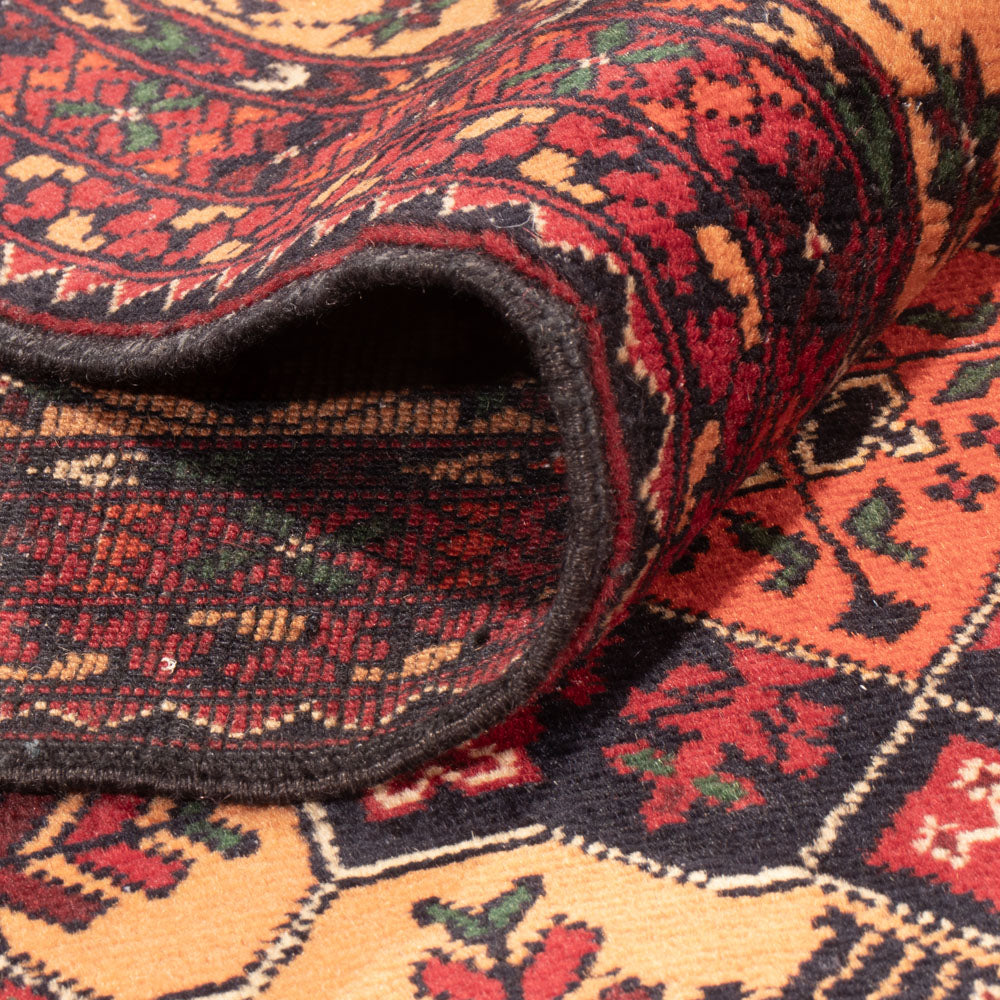 Afghan Teppich - 284 x 199 cm - dunkelbeige