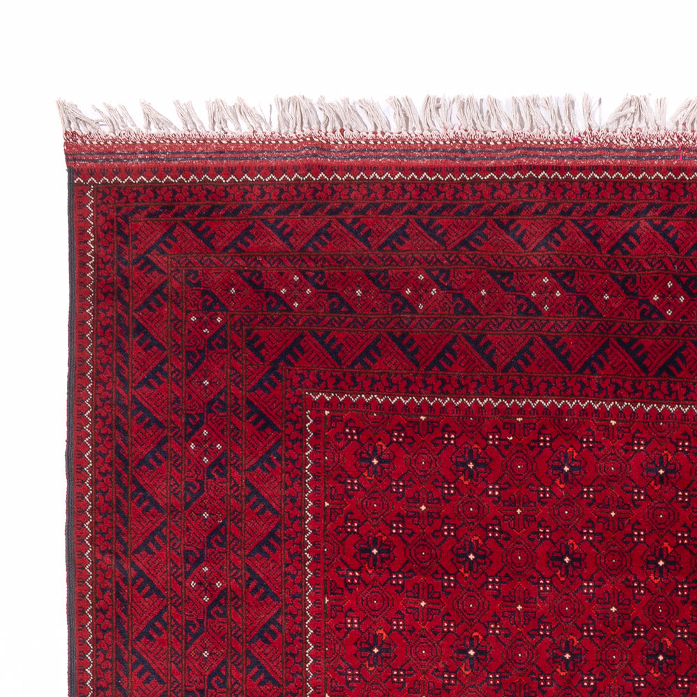 Afghan Teppich - 296 x 193 cm - rot