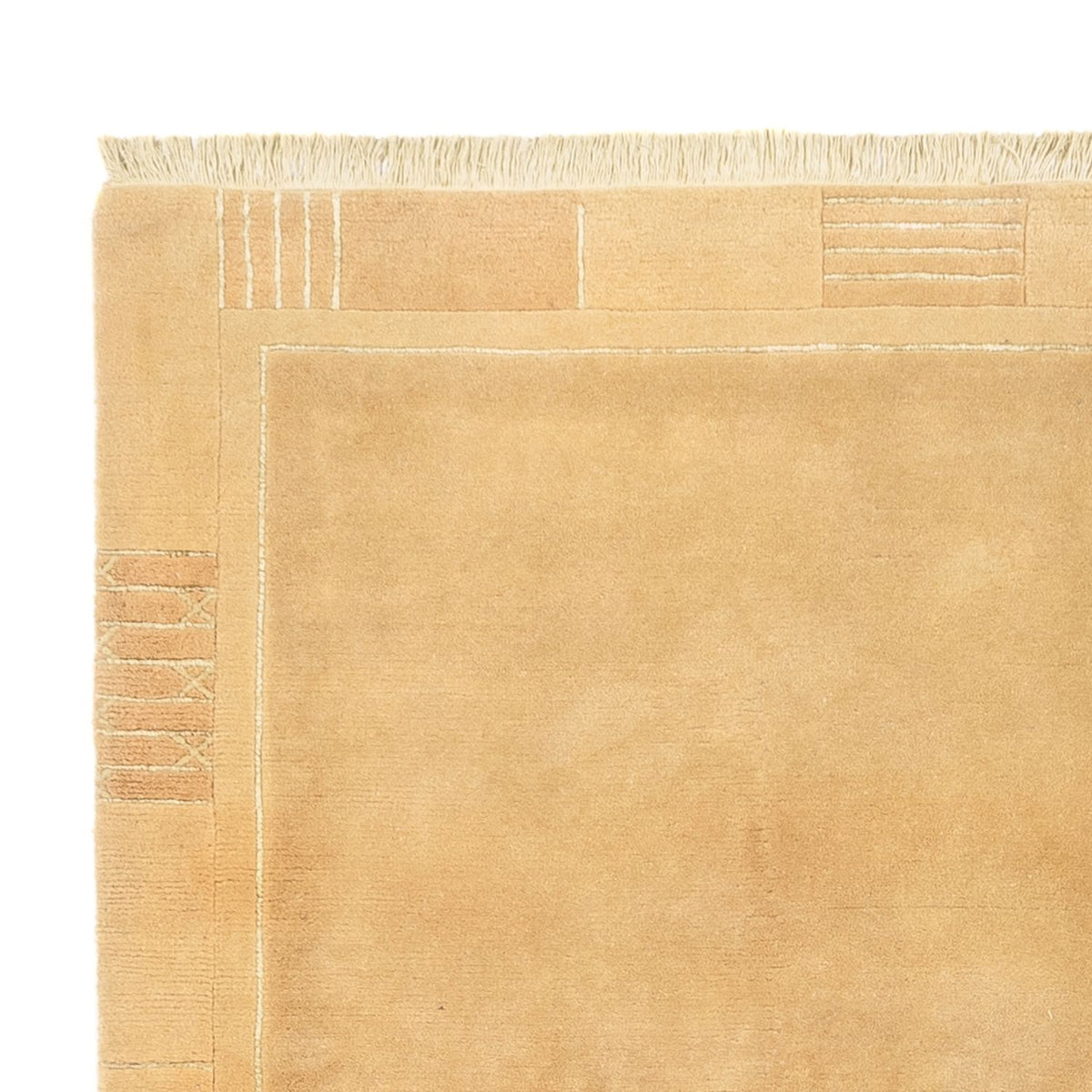 Nepal Teppich - 242 x 166 cm - hellbeige