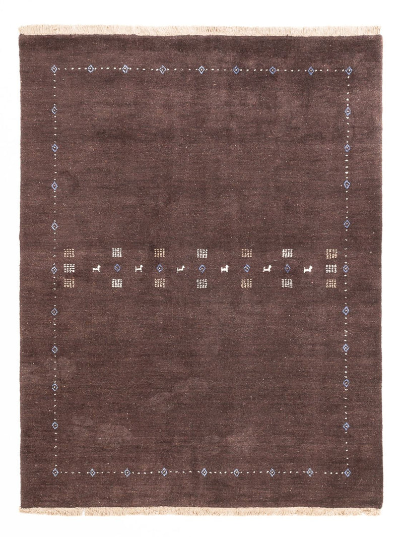 Gabbeh Teppich - Loribaft Perser - 230 x 160 cm - dunkelbeige