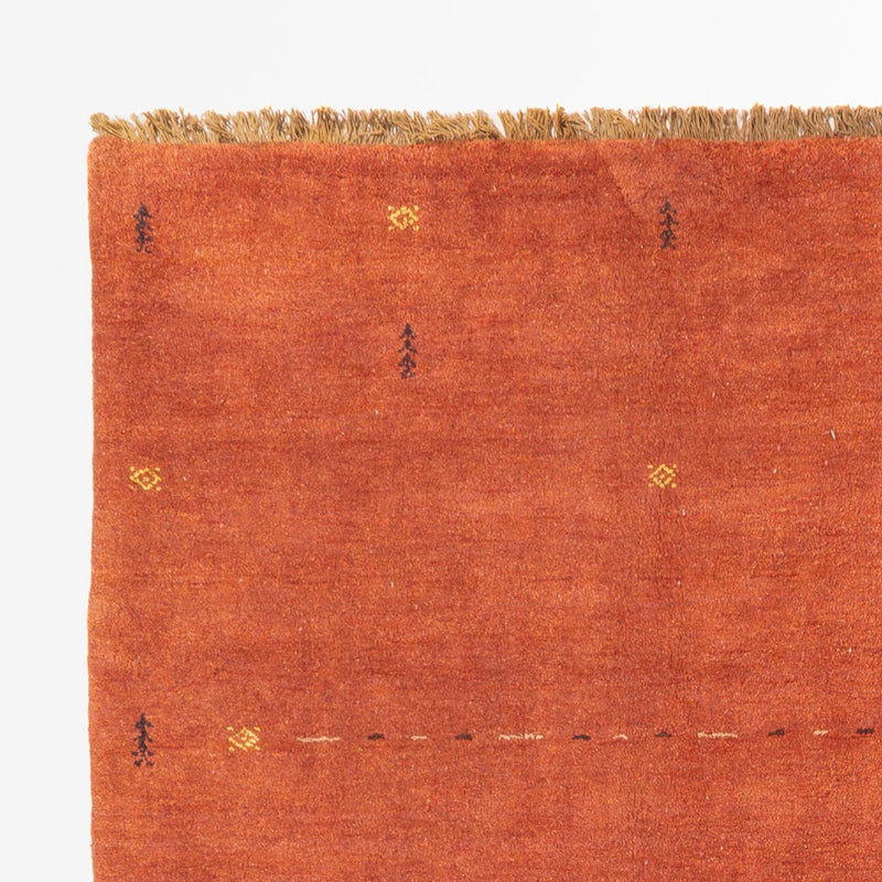 Gabbeh Teppich - Loribaft Perser - 300 x 240 cm - terrakotta