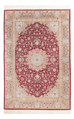Seidenteppich - Ghom Seide - Premium - 227 x 145 cm - rot