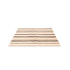 Wollteppich quadratisch  - 150 x 140 cm - mehrfarbig