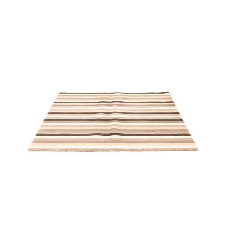 Wollteppich quadratisch  - 150 x 140 cm - mehrfarbig