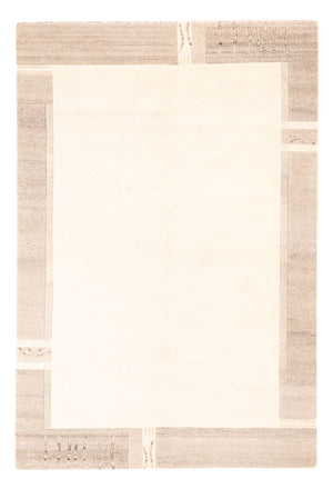 Nepal Teppich - 200 x 142 cm - weiß