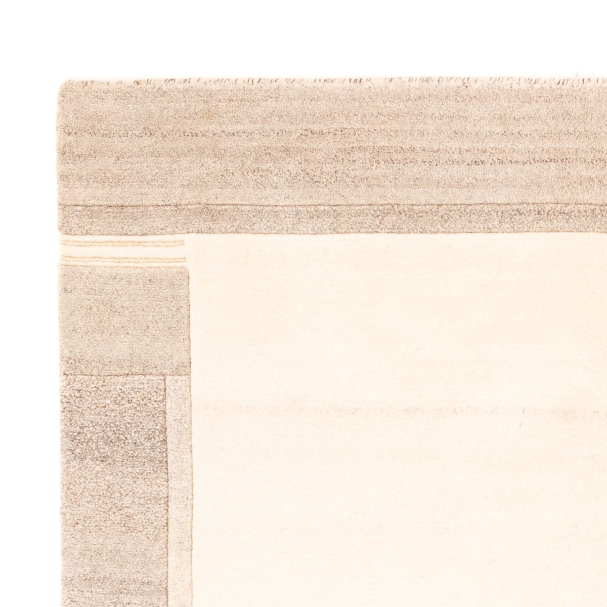 Nepal Teppich - 200 x 142 cm - weiß