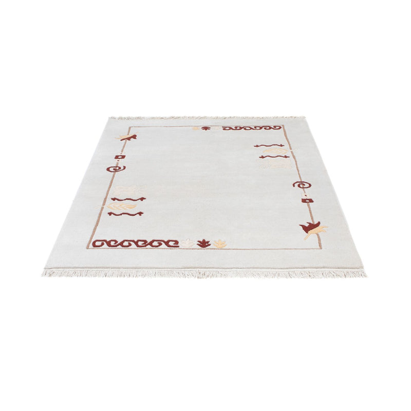 Nepal Teppich - 180 x 120 cm - hellbeige