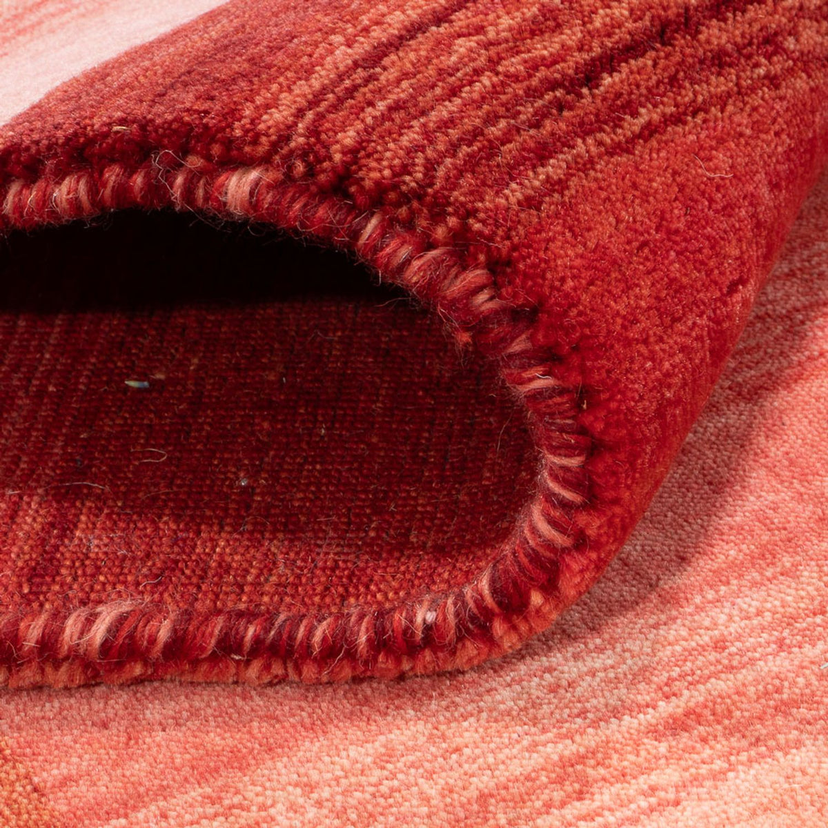 Gabbeh Teppich - Loribaft Softy - 189 x 120 cm - rot