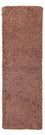Läufer Hochflor - 203 x 64 cm - braun