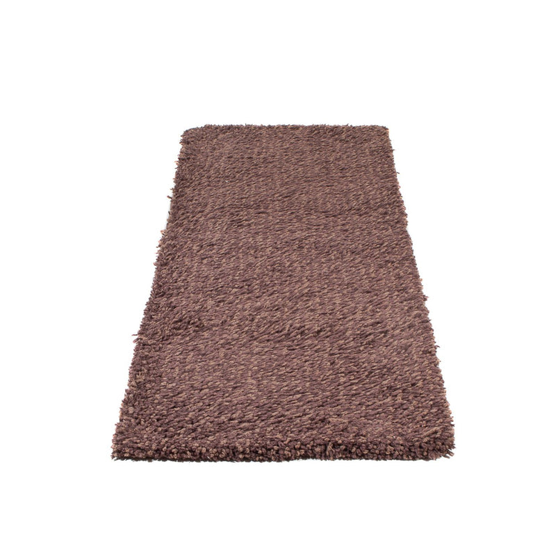 Läufer Hochflor - 203 x 64 cm - braun