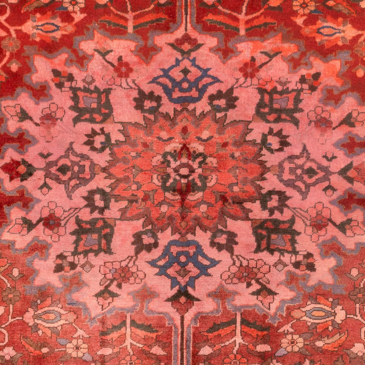Perserteppich - Nomadic - 210 x 162 cm - hellrot