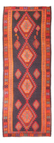 Läufer Kelim - Old - 385 x 145 cm - mehrfarbig