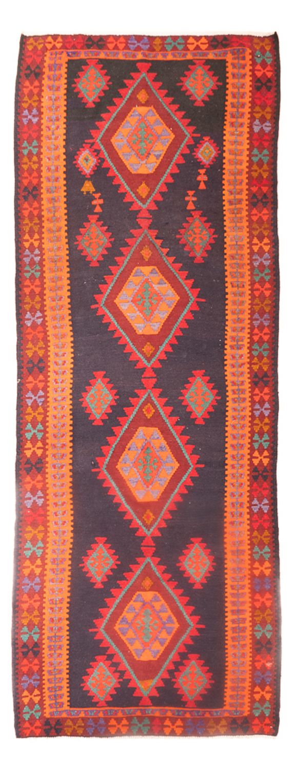 Läufer Kelim - Old - 385 x 145 cm - mehrfarbig