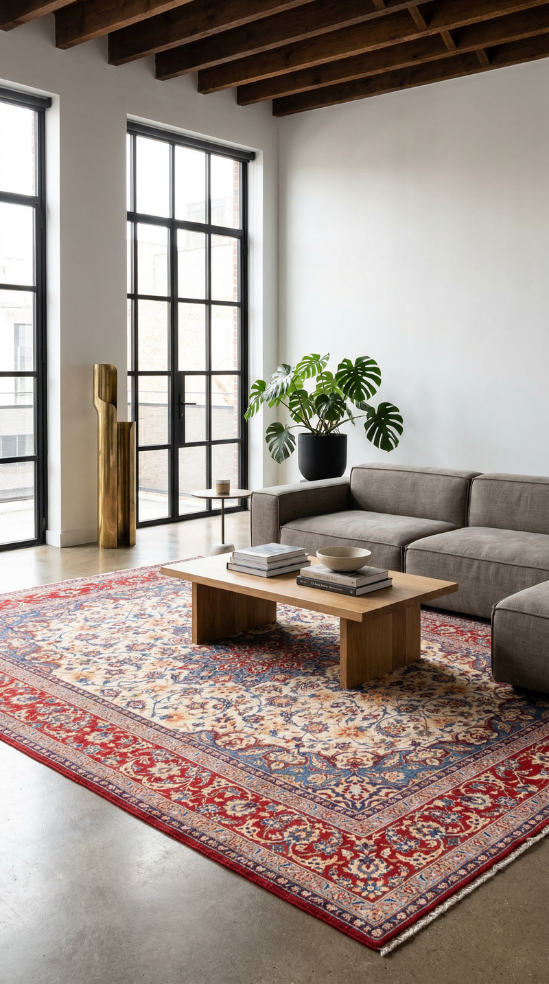 Najafabad Teppich 421x303cm - Perserteppich