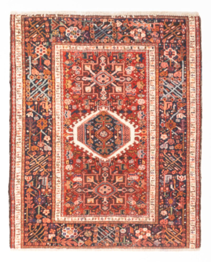 Perserteppich - Nomadic - 130 x 108 cm - hellrot