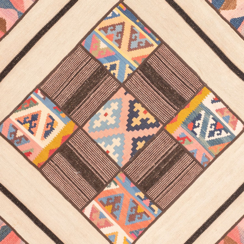 Läufer Patchwork - 230 x 160 cm - mehrfarbig
