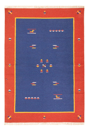 Kelim Teppich - Trendy - 200 x 140 cm - mehrfarbig