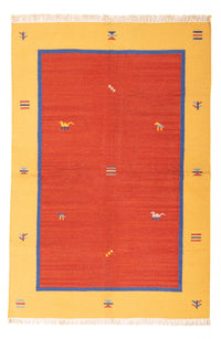 Kelim Teppich - Trendy - 200 x 140 cm - mehrfarbig