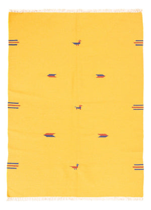 Kelim Teppich - Trendy - 180 x 120 cm - gelb