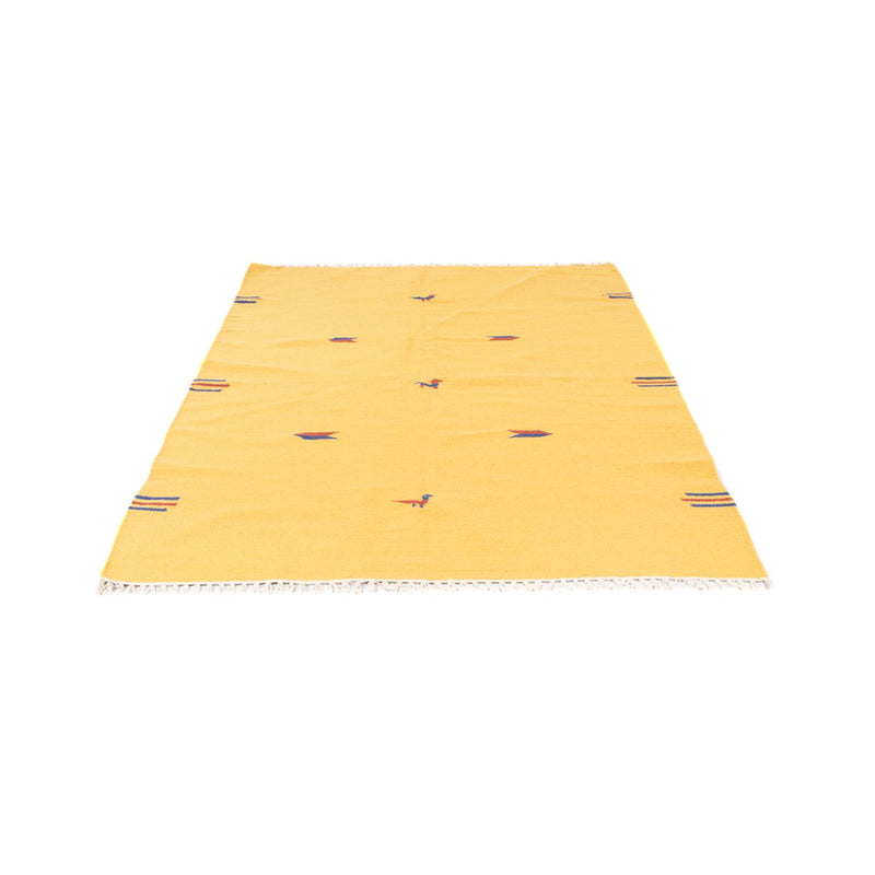 Kelim Teppich - Trendy - 180 x 120 cm - gelb