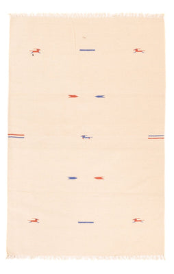 Kelim Teppich - Trendy - 180 x 120 cm - naturweiß