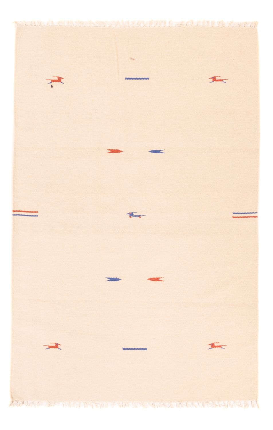 Kelim Teppich - Trendy - 180 x 120 cm - naturweiß