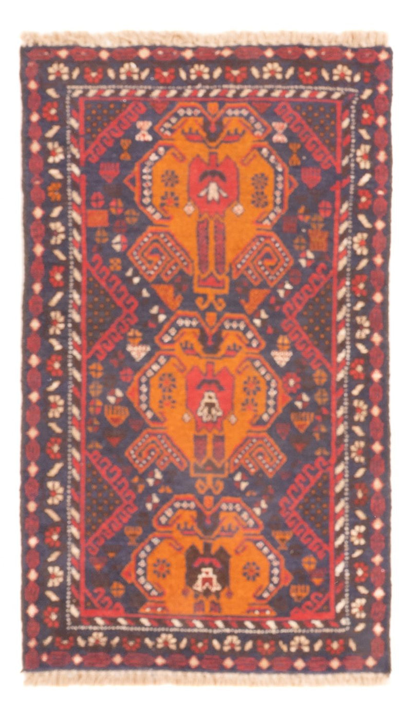 Belutsch Teppich - 140 x 78 cm - mehrfarbig