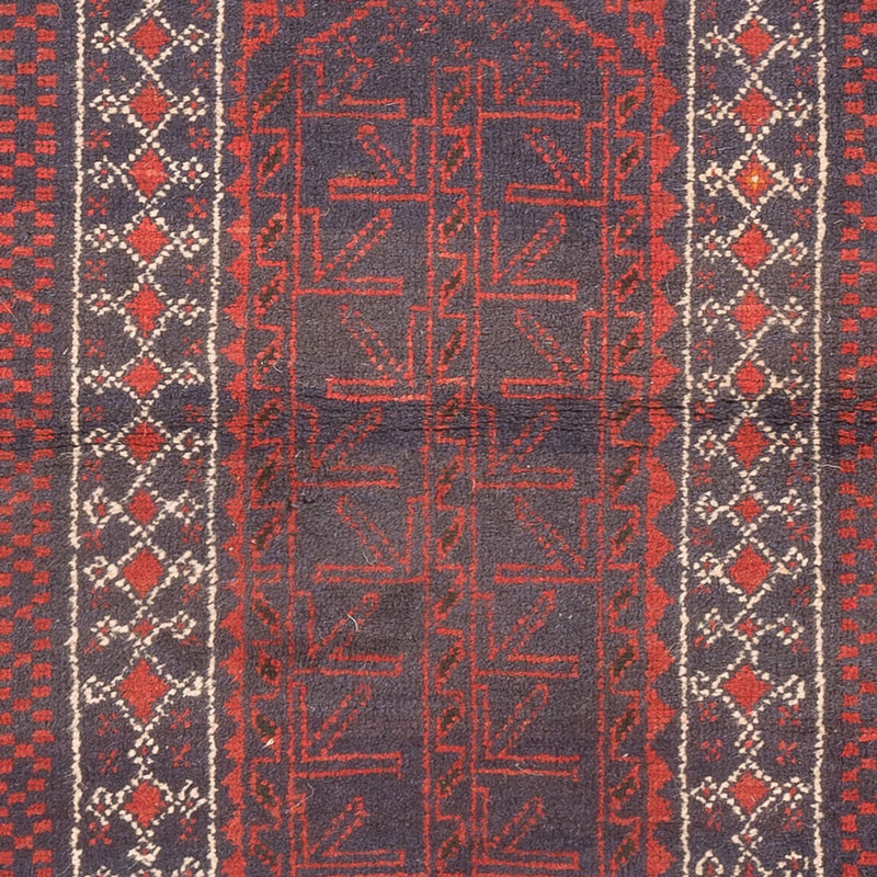 Läufer Belutsch - 139 x 84 cm - mehrfarbig