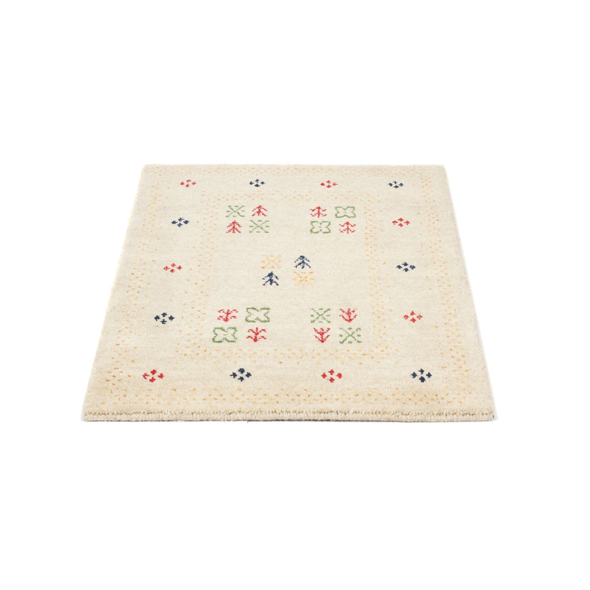 Gabbeh Teppich - Loribaft Softy - 90 x 60 cm - beige