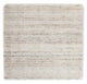 Wollteppich quadratisch  - 34 x 32 cm - hellgrau