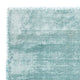 Viskose Teppich quadratisch  - 30 x 30 cm - hellblau