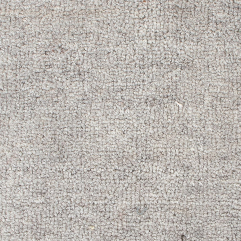Wollteppich quadratisch  - 33 x 30 cm - grau