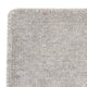 Wollteppich quadratisch  - 33 x 30 cm - grau