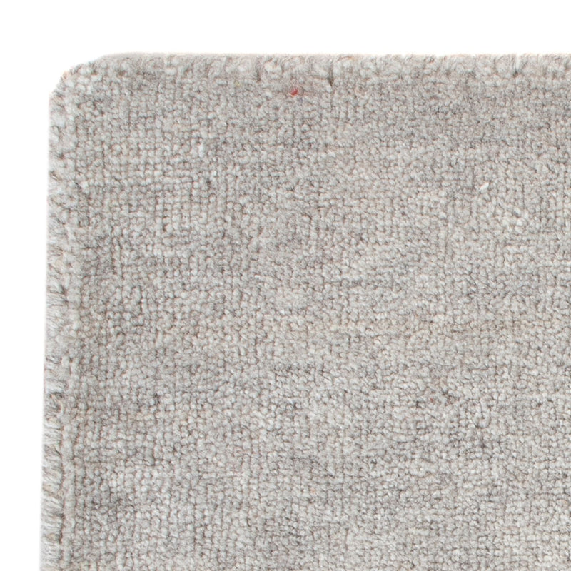Wollteppich quadratisch  - 33 x 30 cm - grau
