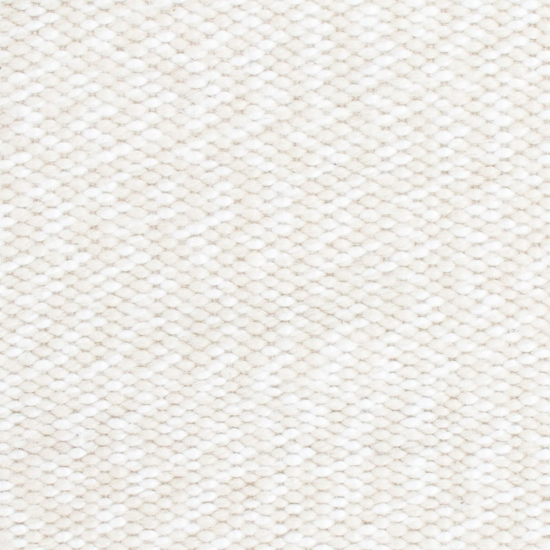 Wollteppich quadratisch  - 34 x 31 cm - weiß