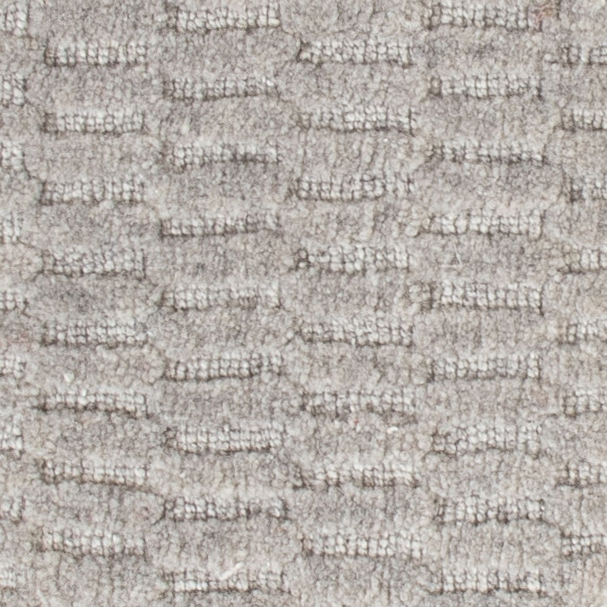 Wollteppich quadratisch  - 32 x 32 cm - grau