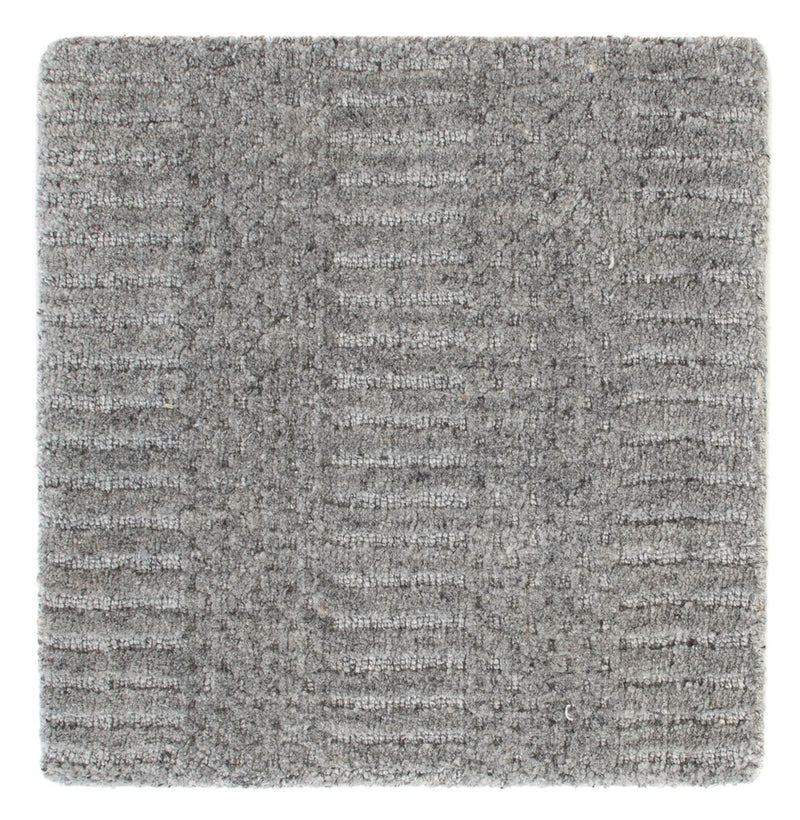 Wollteppich quadratisch  - 32 x 32 cm - dunkelgrau