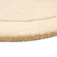 Wollteppich - 92 x 60 cm - beige