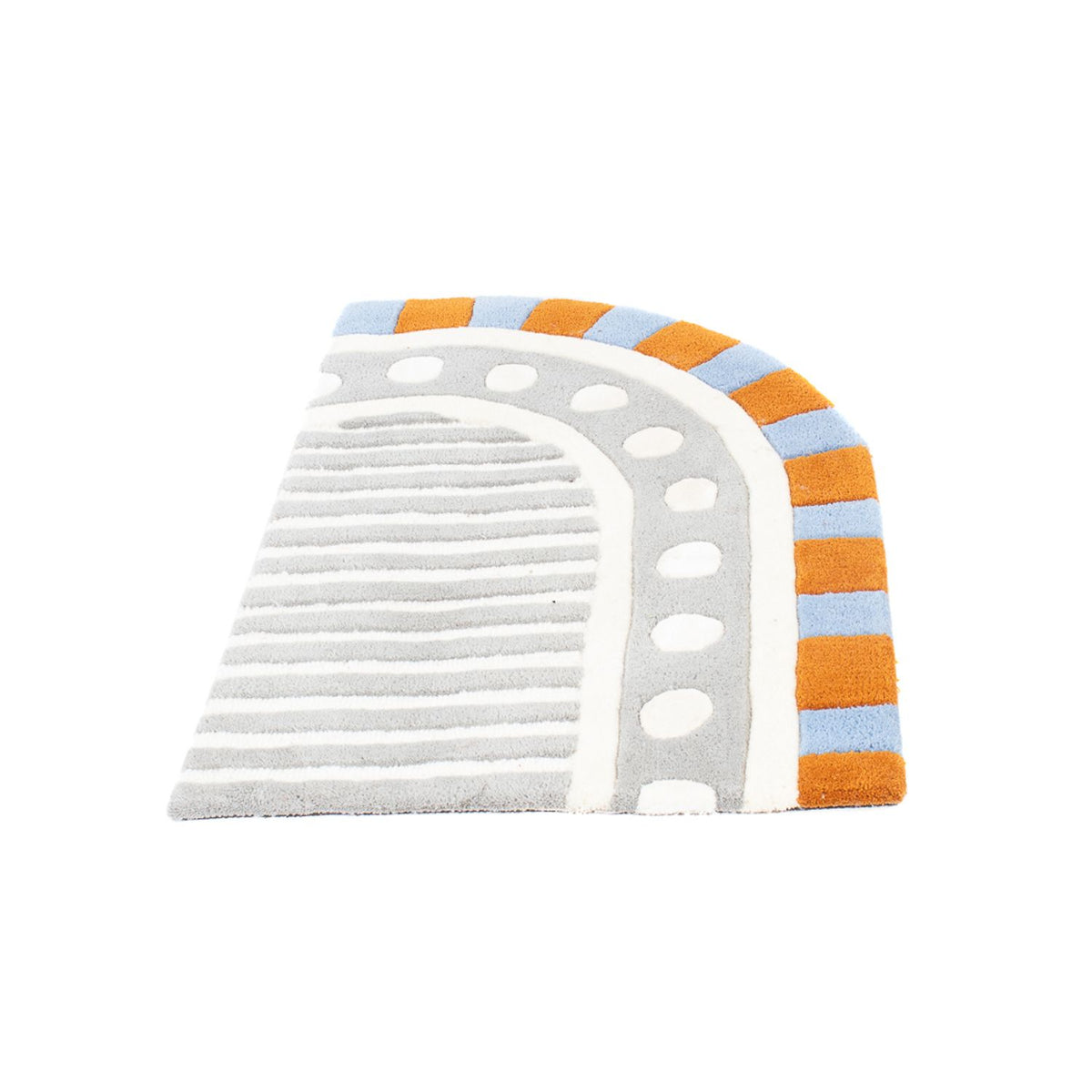 Wollteppich - 97 x 61 cm - mehrfarbig