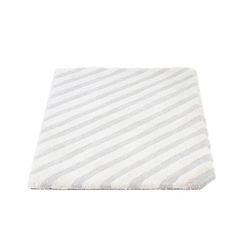 Wollteppich - 91 x 61 cm - beige