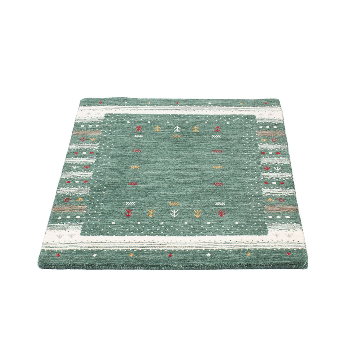 Gabbeh Teppich - Loribaft Indus - 90 x 60 cm - mehrfarbig
