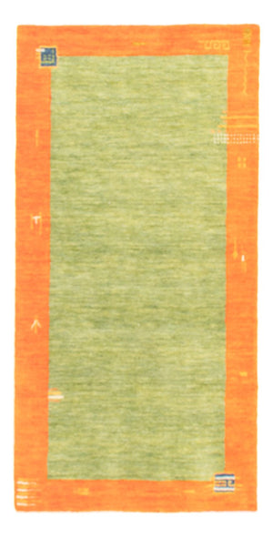 Gabbeh Teppich - Indus - 140 x 70 cm - hellgrün